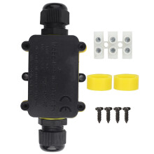 Boîte de jonction souterraine étanche IP68, borne électrique en matériau résistant à la corrosion, adaptée à l'éclairage extérieur LED,
