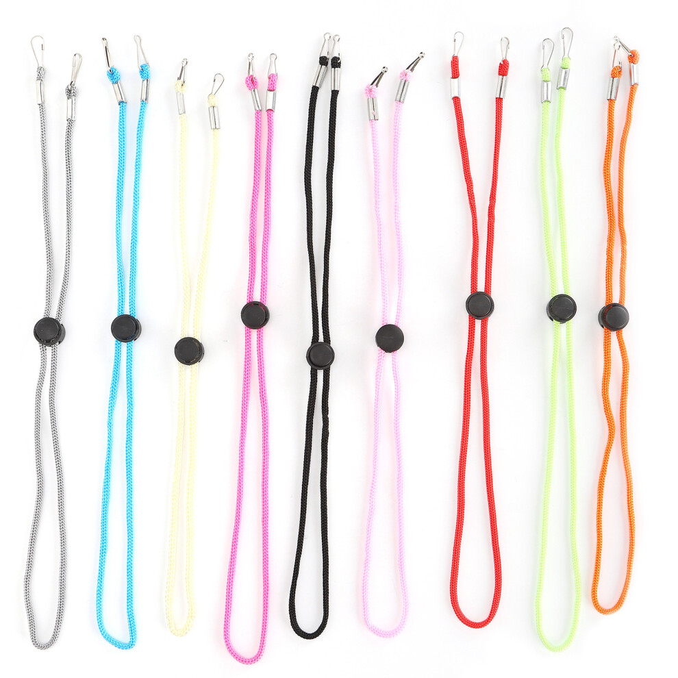 Lightweight Mask Lanyard With Small Hook, Universal Adjustable Fit Elastic Strap Ear Pressure Relief Safe And Hygienic Durable Material Modern And 9557311554094