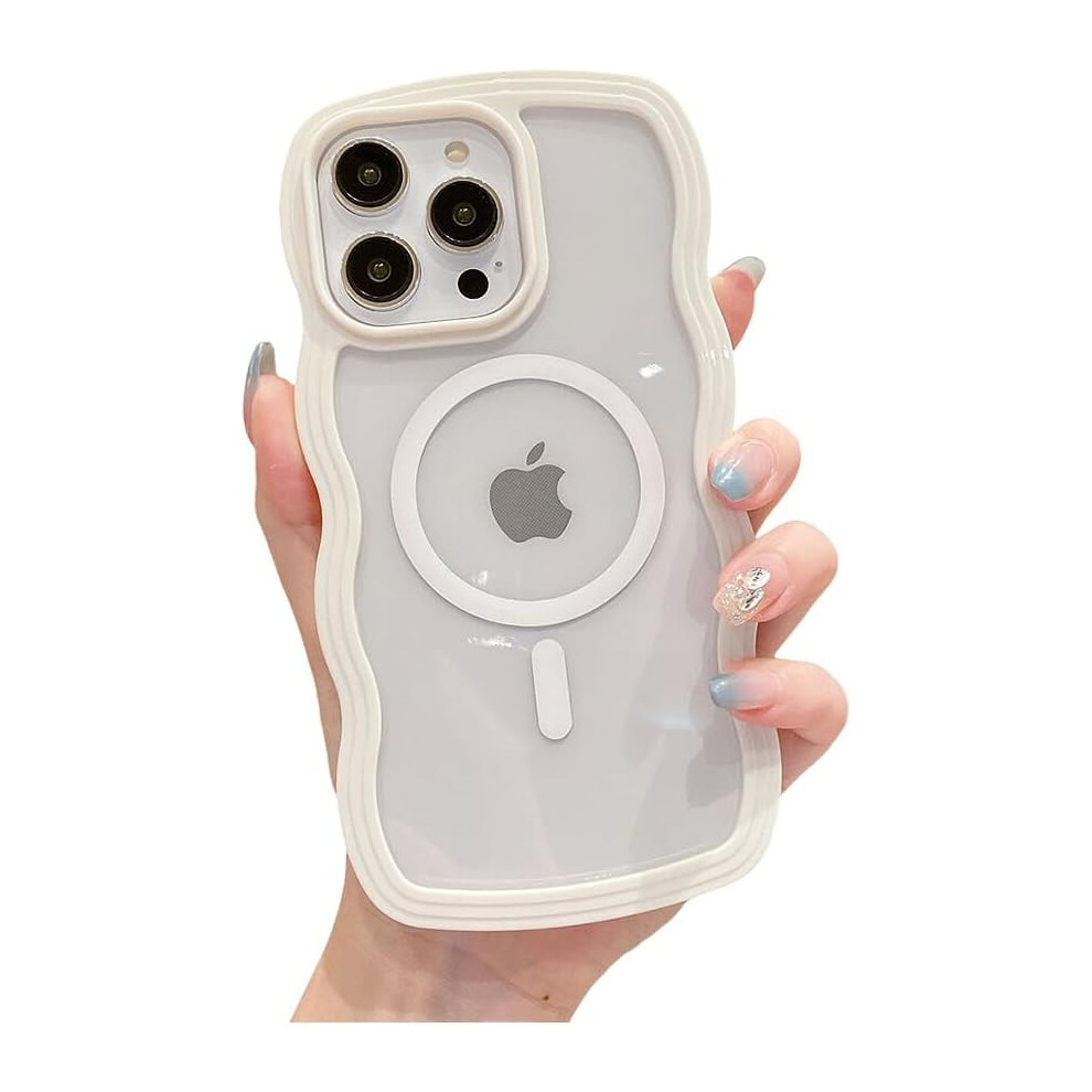Water Wave Clear Iphone Case For Iphone 12 White 968604525971