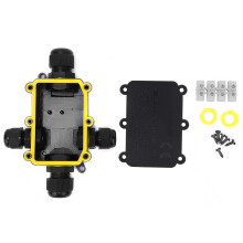 Boîte de jonction étanche IP68, résistante à la poussière et aux UV, connecteur électrique en plastique de haute qualité, facile à installer,