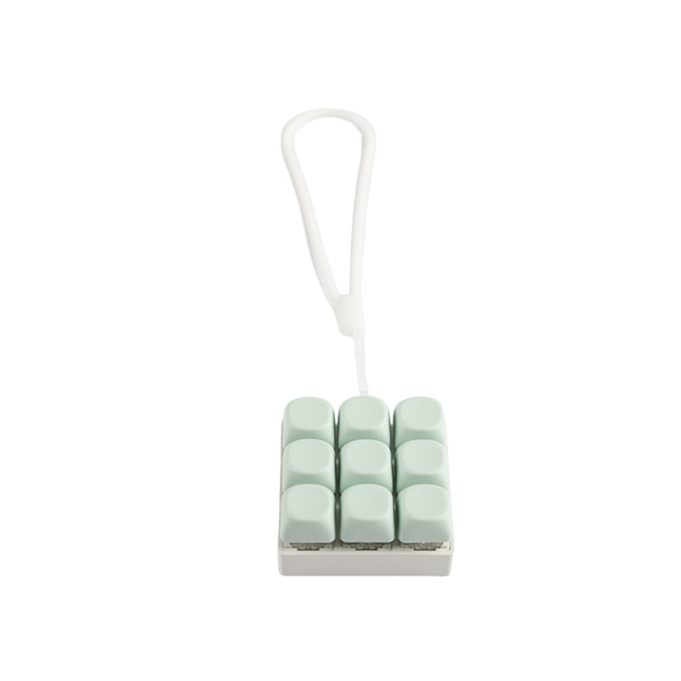 9-Key Mechanical Keyboard Switches Tester Keychain With 9 Clicky Keys For Stress Relief And Office Decoration 9193271871934