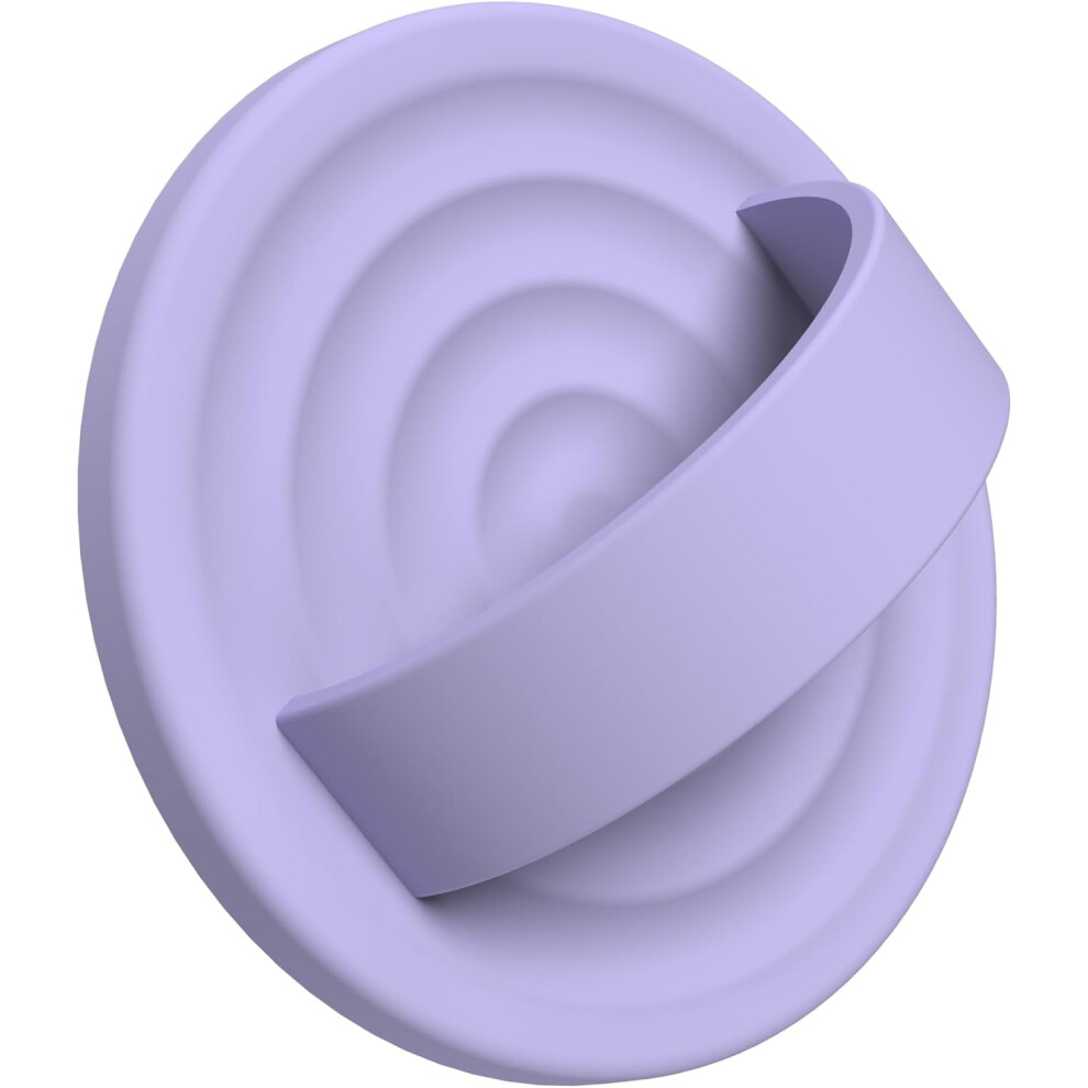 Upgraded Magnetic Phone Grip With Removable Finger Loop Â Liquid Silicone, Strong Mag Attraction, Compatible With Iphone & Magsafe Cases Â Lilac 9418476731921