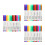 36Pcs Multi Color Erasable Painting Markers Smooth Write for Students 9