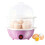 Mini Electric Egg Cooker Pink 14-Egg Capacity 1