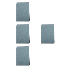 4Pcs Erasable Sky-Blue PU White Board Notebook for Home Use