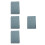 4Pcs Erasable Sky-Blue PU White Board Notebook for Home Use 1