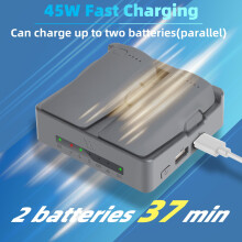 Charger for DJI Neo 2 – Compatible with Neo 2 Drone Battery, Dual-Mode Charging Hub, 8.88.32.6 cm, 115.55 g