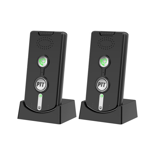 2-Pack Wireless Intercom System, 3280ft Range, Voice-Activated, Easy Setup, Portable Bidirectional—Compatible with Home Use