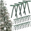 Laços de Natal de veludo para árvore, 12,7 x 17,8 cm (5 x 7 polegadas), 24 peças 1