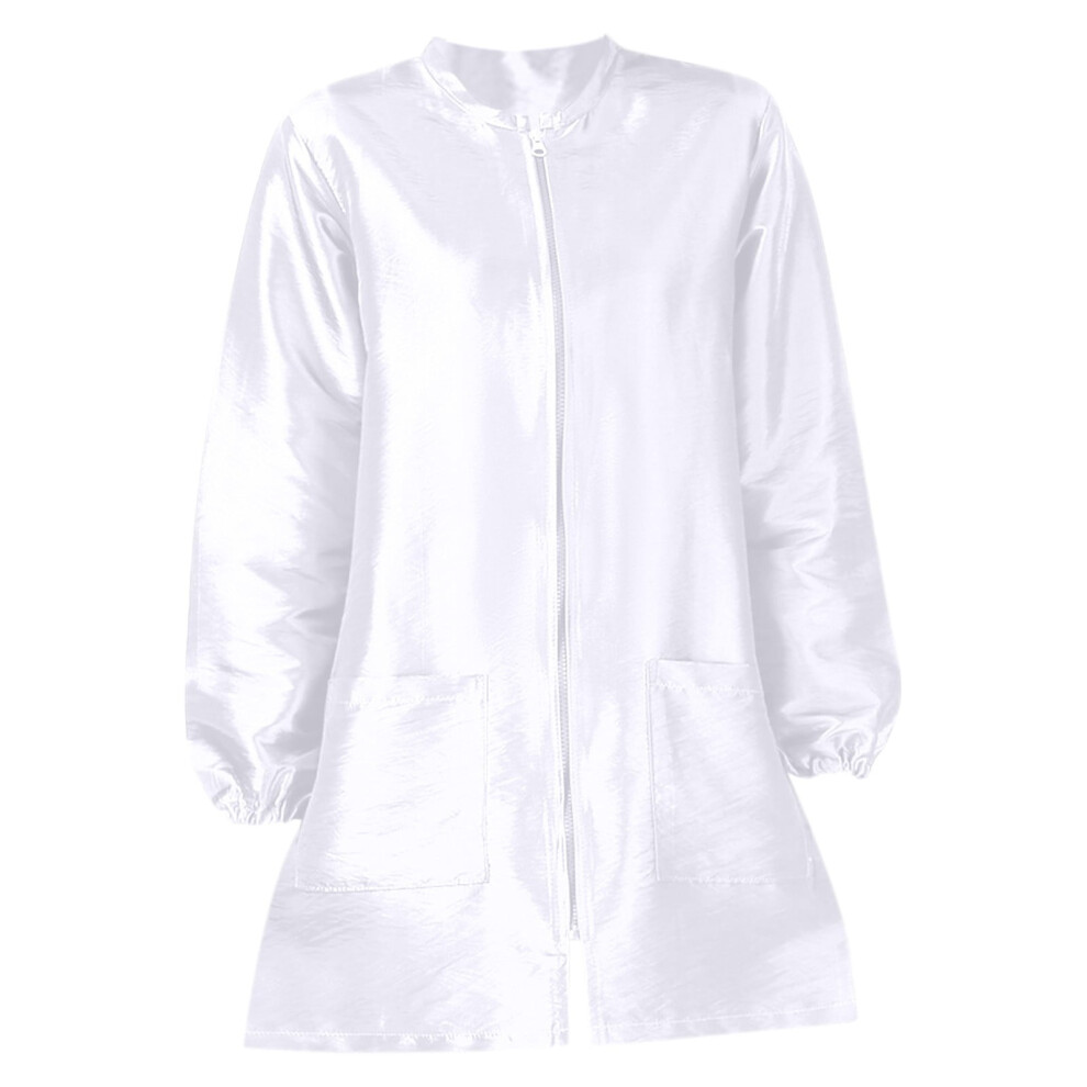 Salon Smock Cosmetologist Barber Smock Stylist Jacket Hairdresser Cape Jacket Pet Grooming,Waterproof Barber Apron K For Women Men 9170372182558