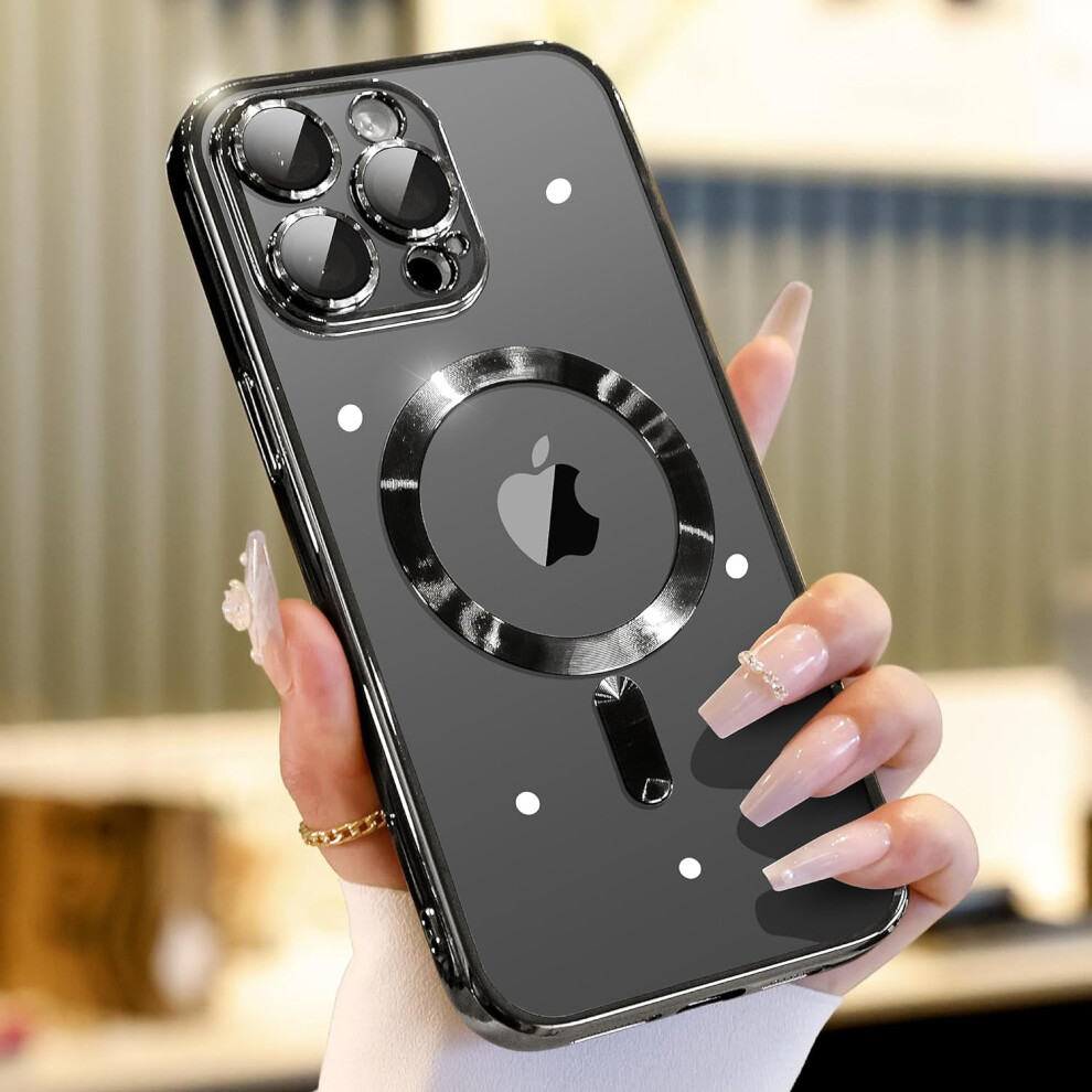 Magnetic Slim Case For Iphone 15 Pro Max Â Magsafe Compatible, Non-Yellowing, Black 9170372180936
