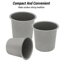 Tazza da campeggio leggera in titanio da 220 ml | Bicchiere portatile da esterno per birra 8,1*7,5*6 cm
