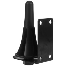 1Set Durable Trumpet Wall Hangers for Musicians with Wall Mounting Function in Black 5.9x3.9x2.6in