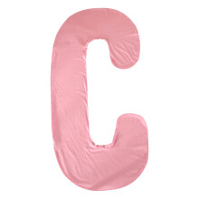 E Maternity Pillow Case With Pink Jade Color For C Shape Pillow Crafted From Cotton For Soft And Cozy Feel