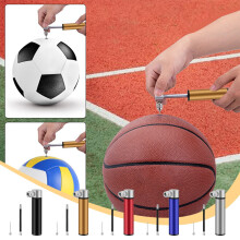 Portable Bike Mini Inflator, 120PSI, Aluminum Alloy, 14.5cm, Multi-Color, Flexible Hose & Air Needle – Compatible with Bikes, Basketballs