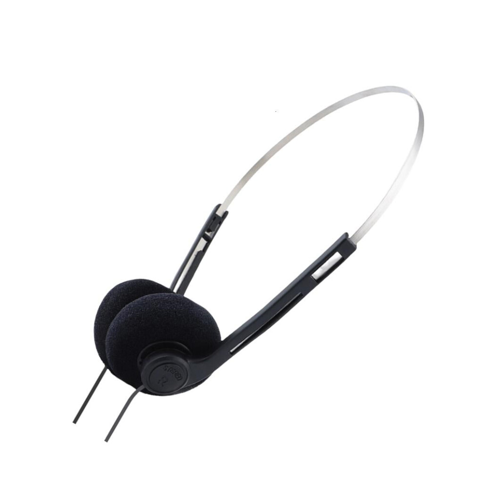 Corded Headphone 3.5Mm Wire Plug Vintage Adjustable Headband For Music Player Computer Adjustable Headband 9418476735707