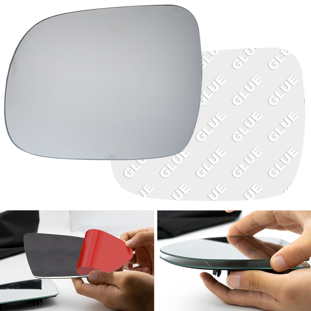 Xukey 1Pcs Side Wing Mirror For Lexus Rx300 Rx330 Rx350 Rx400h 2003 To 2008 Left Side White 9152228573987