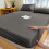 Fitted Sheet King Size 72x79 Inch Deep Pocket Gray 1
