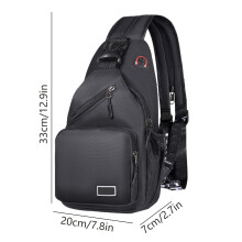 Verstellbare, wandelbare Umhängetasche für Damen mit mehreren Fächern – Trendige Schultertasche für Damen