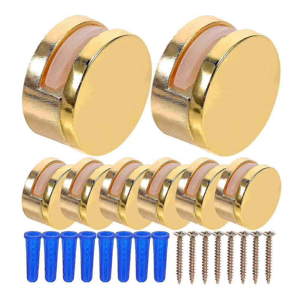 Glass Shelf Fixed Clamp For Bathroom Mirror Heavy Duty 8Pcs 8673570079497