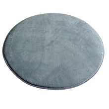 Non-Slip Velvet Foam Carpet, Soft Round Area Rug for Bedroom Nursery Floor, Machine Washable Absorbent Doormat