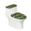 Toilettensitzbezug mit Weihnachtsglockenmuster, elastisch 1