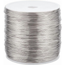 820 Feet 26 Gauge Single Strand Tiger Tail Beading Wire Stainless Steel Craft Jewelry Beading Wire for Crafts Jewelry Making Sculpture Frame DIY