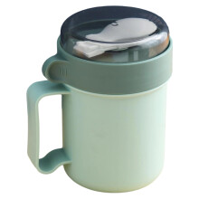 Bol à soupe avec couvercle et louche, récipient portable pour soupes, compatible micro-ondes, idéal pour les nouilles, le gruau et les boissons