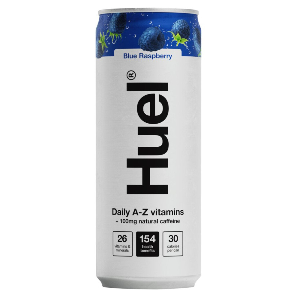 Blue Huel Raspberry Daily A-Z Vitamins 330Ml (Pack Of 12)