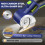 Ασύρματο ηλεκτρικό ψαλίδι 4V, 3000mAh, φως LED, για χαρτόνι, ύφασμα, χαλί, πλαστικό, δέρμα 3