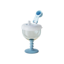 Plastic Sippy Cup Blue Food-Grade PP 5.1in