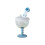Plastic Sippy Cup Blue High-Footed 5.1In Leak-Proof 1