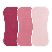 3pcs Baby Burp Cloth Soft Cotton Absorbent Nursing Towel Breathable Drooling Pad for Newborns Infant Care