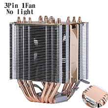 6 Heat Pipe Twin Towers Air-cooled Computer Cooler CPU Cooling Fan Installing LGA775 115x 1200 1700 1356 1366 AMD i3 i5 i7 3P/4P