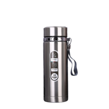 Mug isotherme Ă large ouverture, bouteille en acier inoxydable Ă isolation sous vide pour boissons chaudes et froides, format voyage double