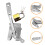 2Sets Silver Metal Gate Lock with Automatic Latch for Fence Door 8