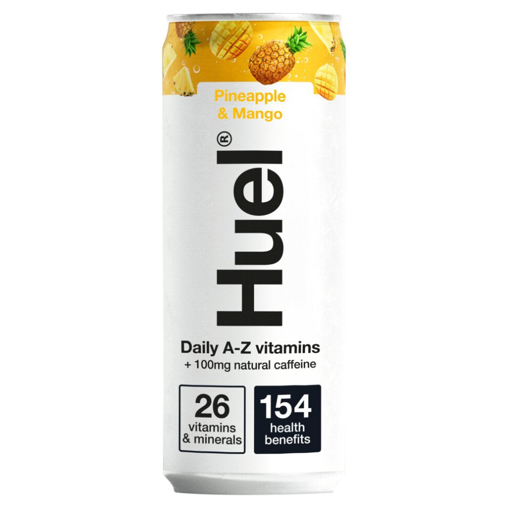 White Huel Pineapple & Mango Daily A-Z Vitamins 330Ml (Pack Of 12)