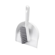 J-937 Dark Grey Small Handheld Broom Dustpan Set Mini For Home Cleaning Desktop Car Sofa Small Spaces #R76II