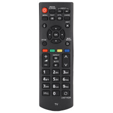 Telecomandă de schimb pentru televizor Panasonic, Telecomandă de schimb compatibilă cu Panasonic Viera, Introduceți doar baterii alcaline pentru