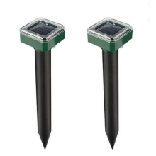 Repels Moles Ultrasonic Garden Stakes, Children and Pets Friendly Solar Powered Pest Repeller, Waterproof Sonic Mole Spikes for Yard, Deters Snakes