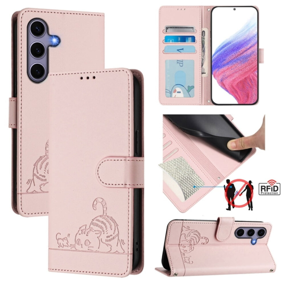 Samsung Galaxy S25 5G Rfid-Blocking Pu Leather Flip Case 9180435625298