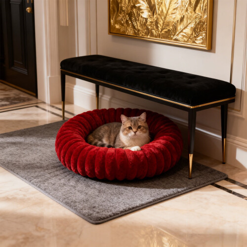 Cuccia calda e soffice per cani, gatti e conigli.