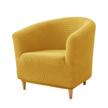 Stretch kádszékhuzatok, egyrészes klubszék huzat, puha jacquard hordó alakú székhuzat, fotel huzatok