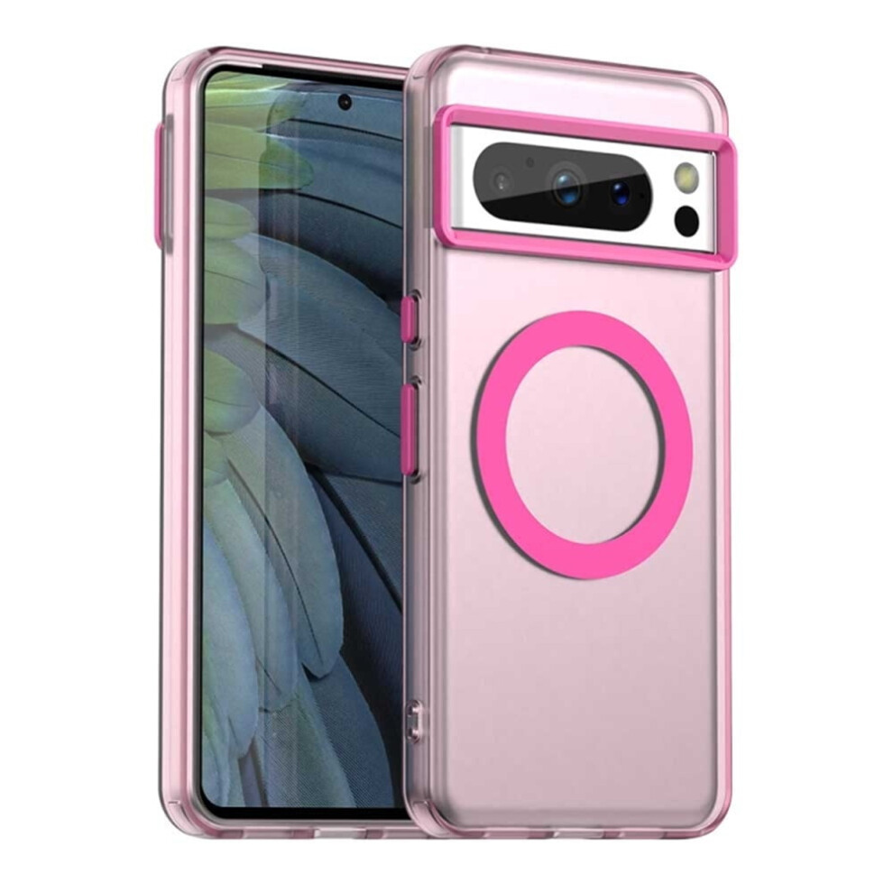 Cute Candy Magsafe-Compatible Slim Shockproof Case For Google Pixel 8 Pro 6.7" Red 9165521681594