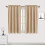 Blackout Curtains Beige 2 Panels 42x84 Inch 1