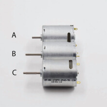 Mótar Leictreach RK-370Mini370 DC3V5V6V7.4V Ardluais Mótar Scuab Carbóin Micrea24mm Inneall Seafta Fada Bréagán Caitheamh Aimsire DIY Samhail