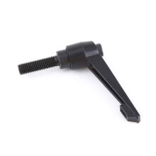 Locking Lever for Mechanical Equipment, 360Degree Rotation with High Precision and Durable Steel Construction, Push Button Ratchet Adjustable