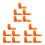 15Pcs Orange Rubber Plug Caps for High Temp Resistant 1