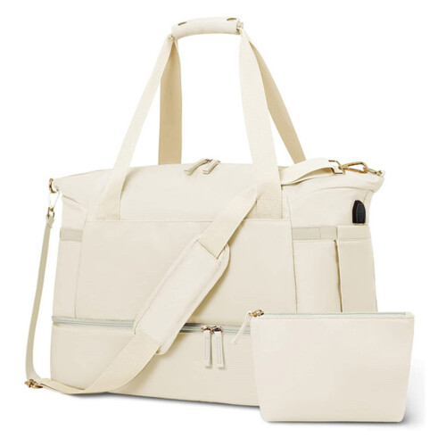 Τσάντα Duffel για γυναίκες, ευρύχωρη τσάντα ταξιδιού με διαχωριστικό για στεγνό και