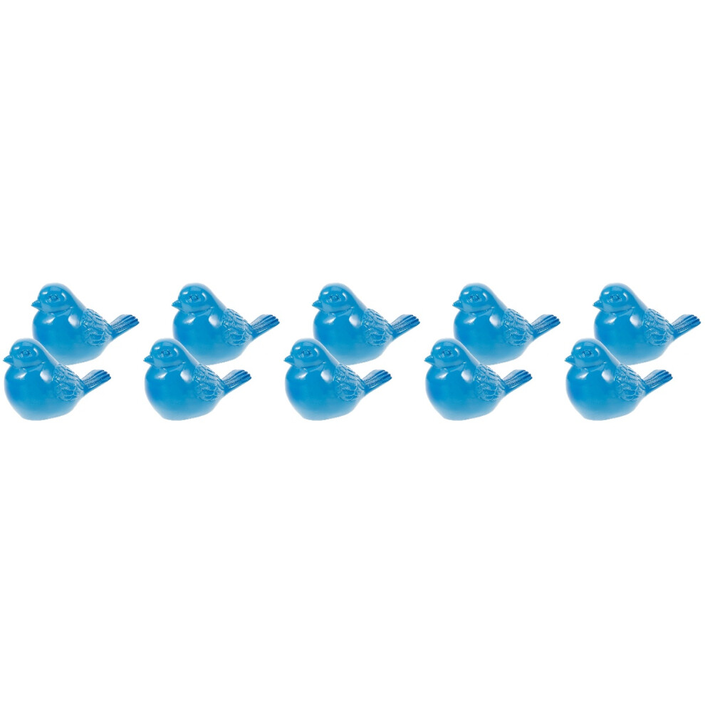 10Pcs Sturdy Ceramic Toilet Bolt Covers Sky-Blue For Toilet Repair 3711318811956